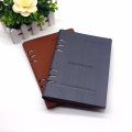 Personalizar A4 / B5 / A5 / A6 Cuaderno espiral de cuero PU B5